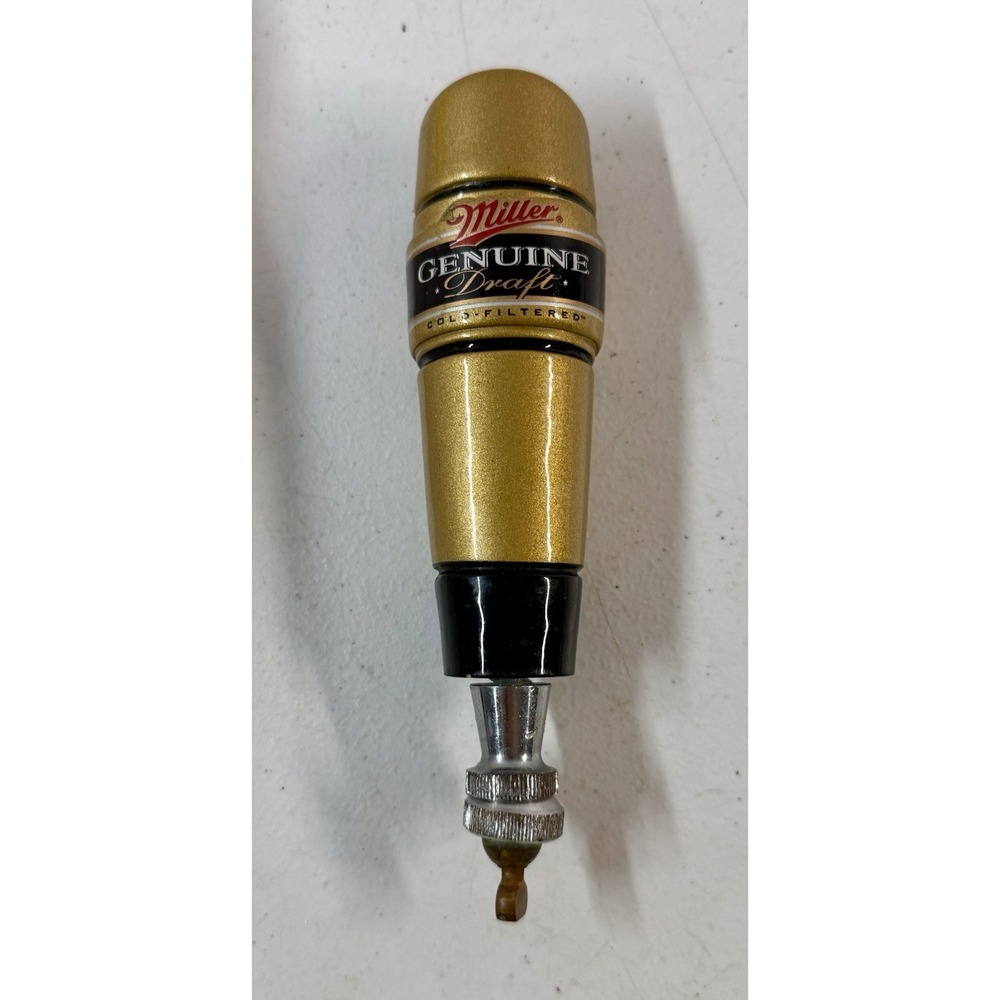 Vintage Miller Genuine Draft MGD Beer Tap Handle 7" Keg
